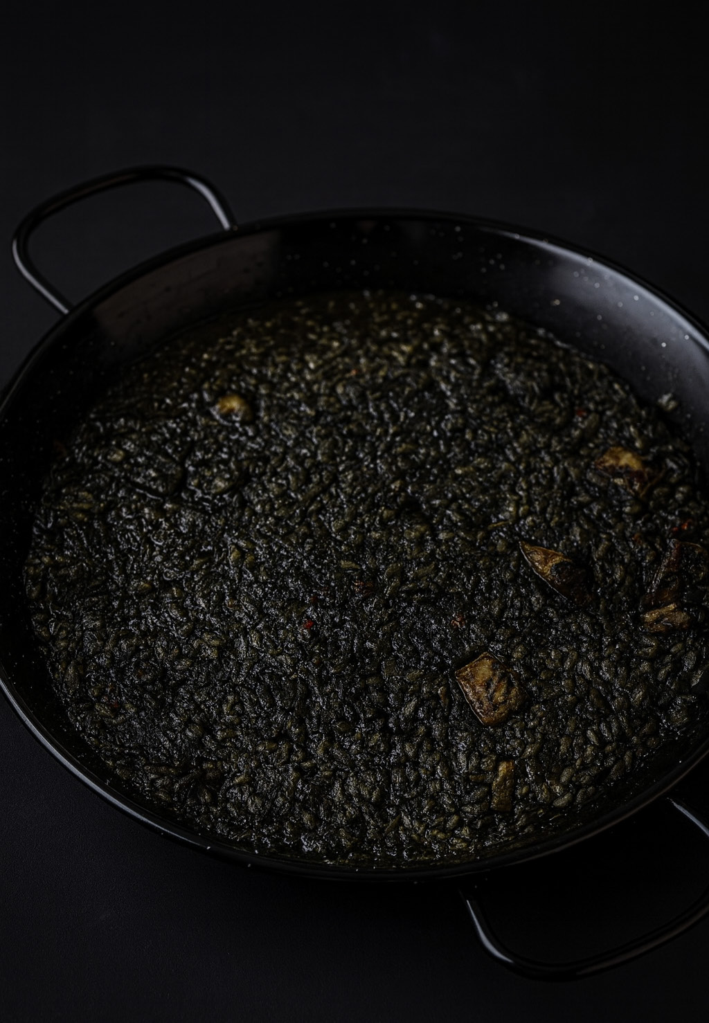 Arroz de sepia en su tinta profesional listo en 6 minutos