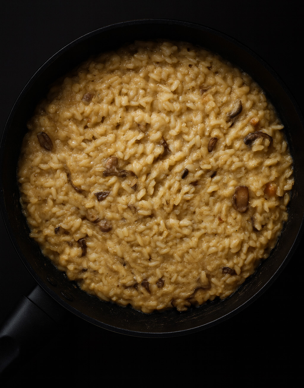 Risotto de setas profesional listo en 7 minutos